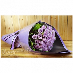 BO76-36  紫玫瑰 - 紫色玫瑰花束  (Sold Out)